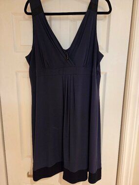 Lori M Collection Navy Blue Cocktail Dress ( size XL)